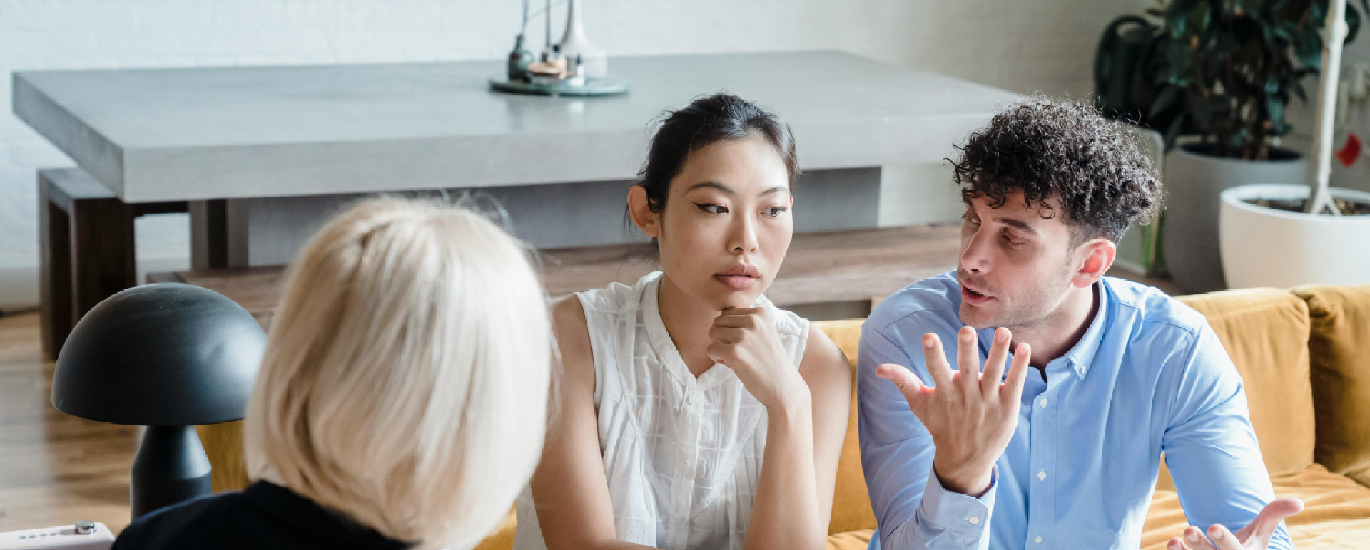 Couple counselling session helping partners resolve conflicts and improve communication.